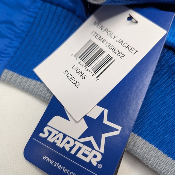 Detroit Lions 2025 Starter Jacket Auth NWT - Picture 2 of 7